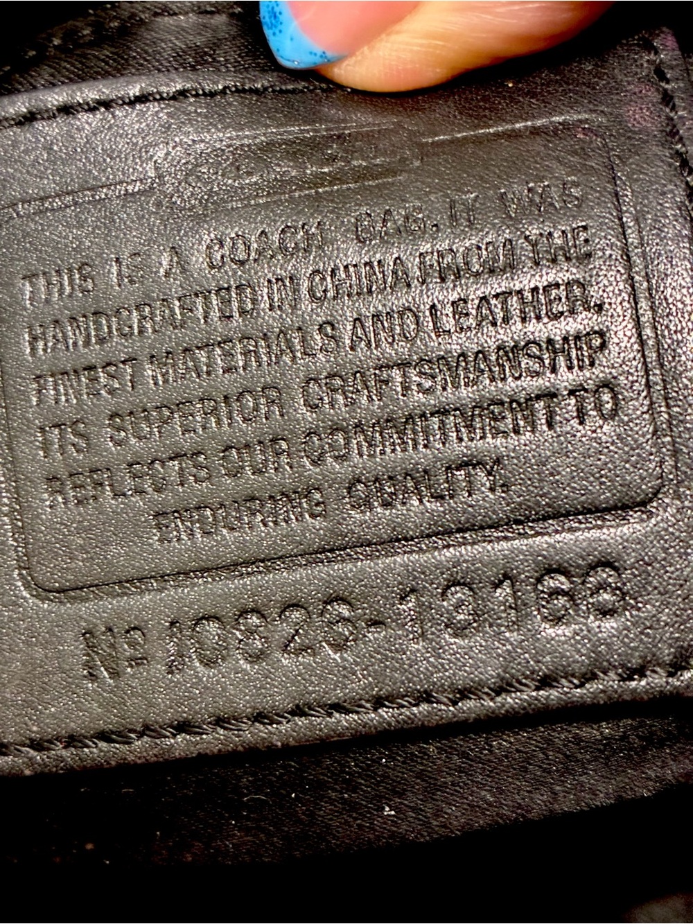 Coach Black & White Signature Zip Wristlet - Picture 9 of 9